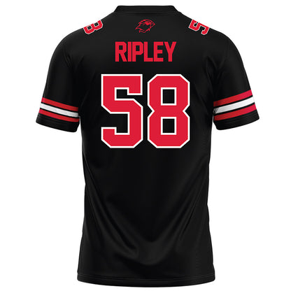 Lamar - NCAA Football : Elias Ripley - Black Football Jersey-1