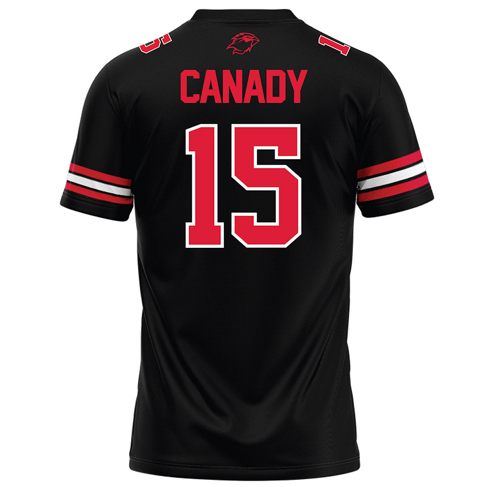 Lamar - NCAA Football : Koda Canady - Black Football Jersey-1