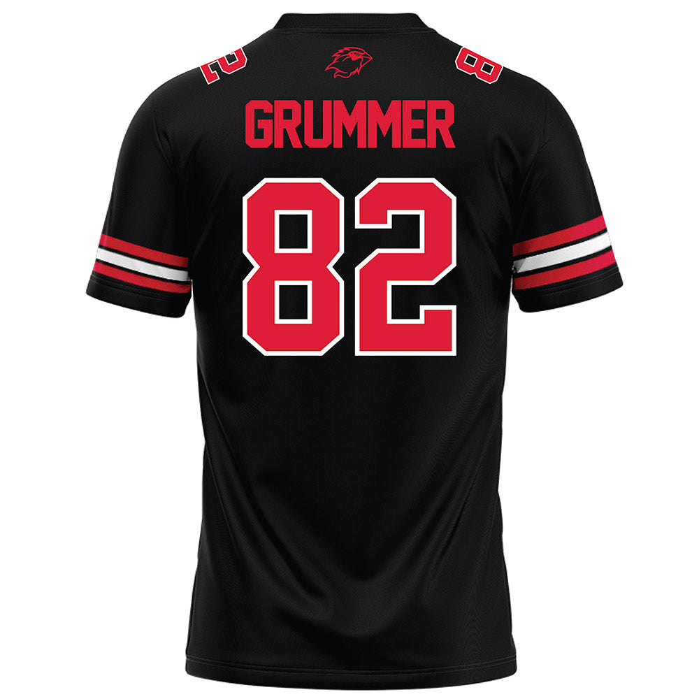 Lamar - NCAA Football : Aidan Grummer - Black Football Jersey-1