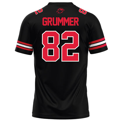 Lamar - NCAA Football : Aidan Grummer - Black Football Jersey-1
