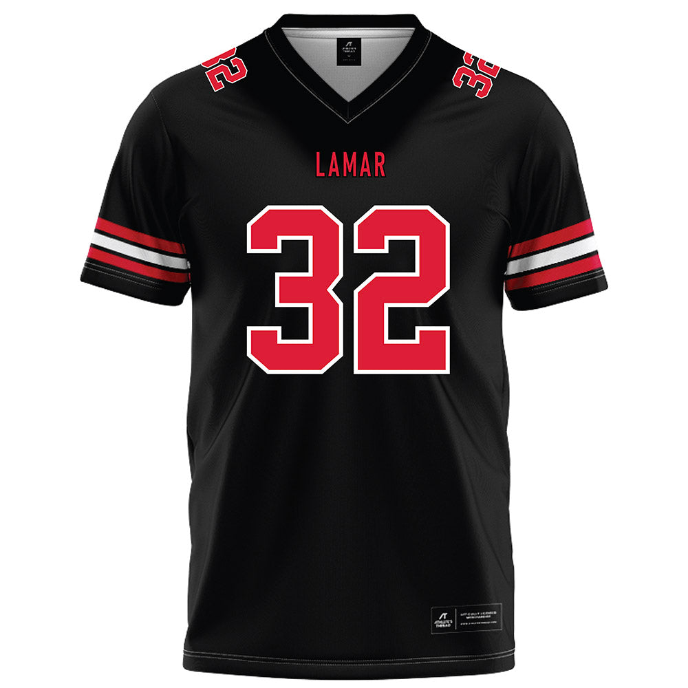 Lamar - NCAA Football : Chris Esqueda - Black Football Jersey