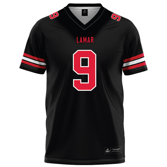 Lamar - NCAA Football : Brit Simmons - Black Football Jersey