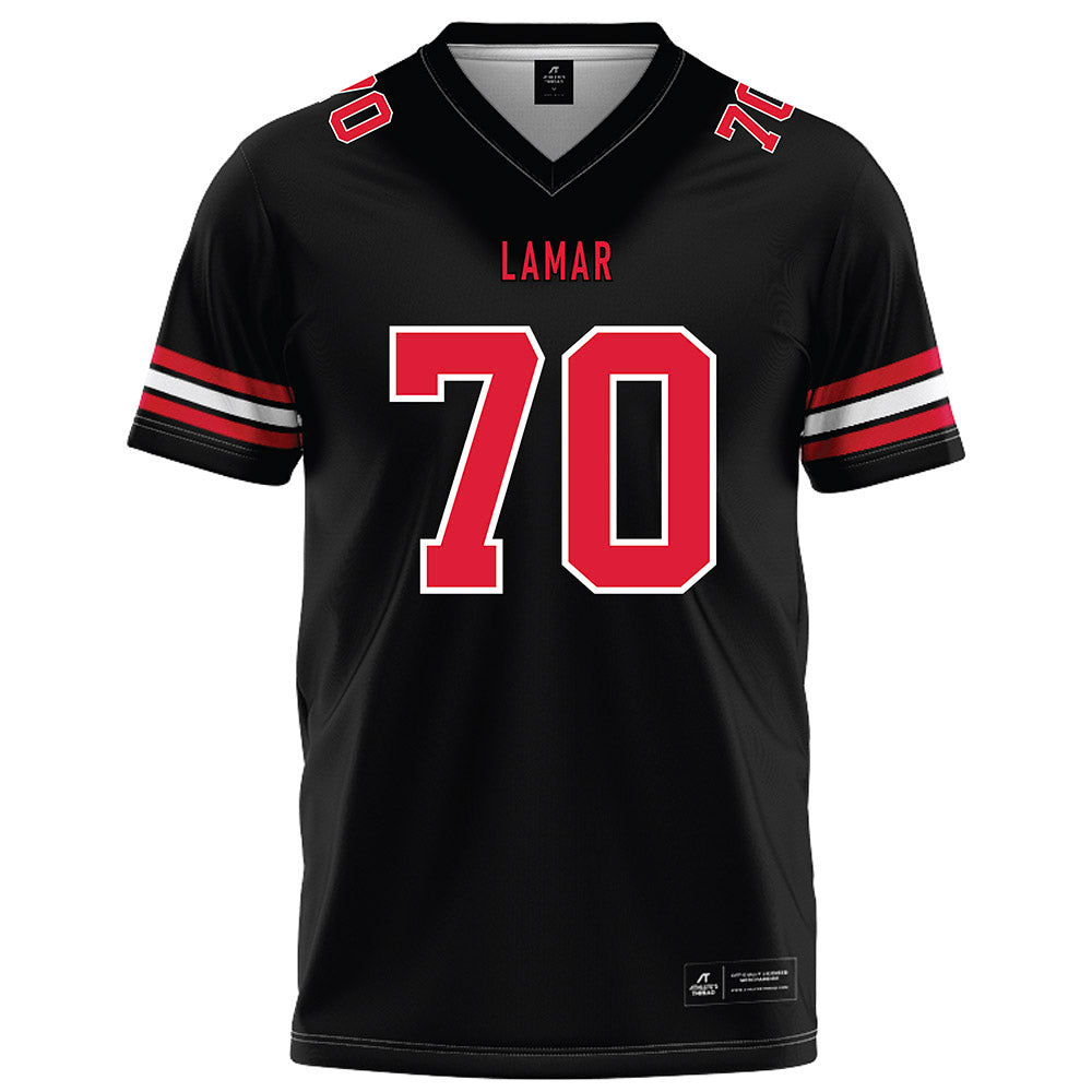 Lamar - NCAA Football : Tyric Berg - Black Football Jersey-0