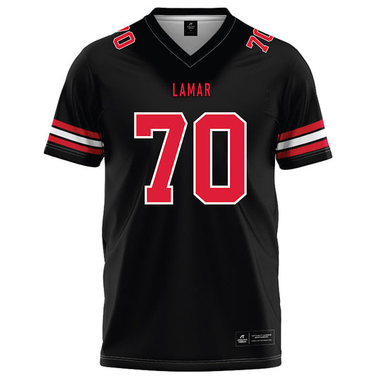 Lamar - NCAA Football : Tyric Berg - Black Football Jersey-0