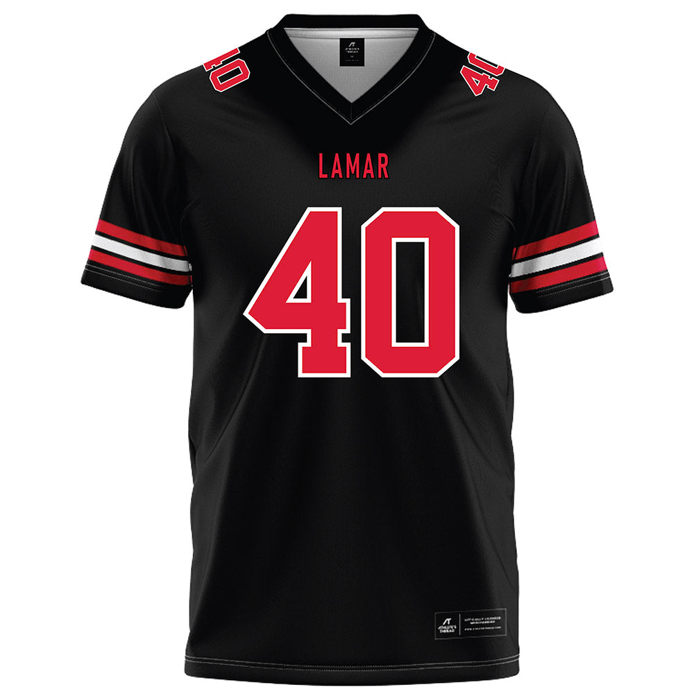 Lamar - NCAA Football : Skylar Stankovich - Black Football Jersey-0