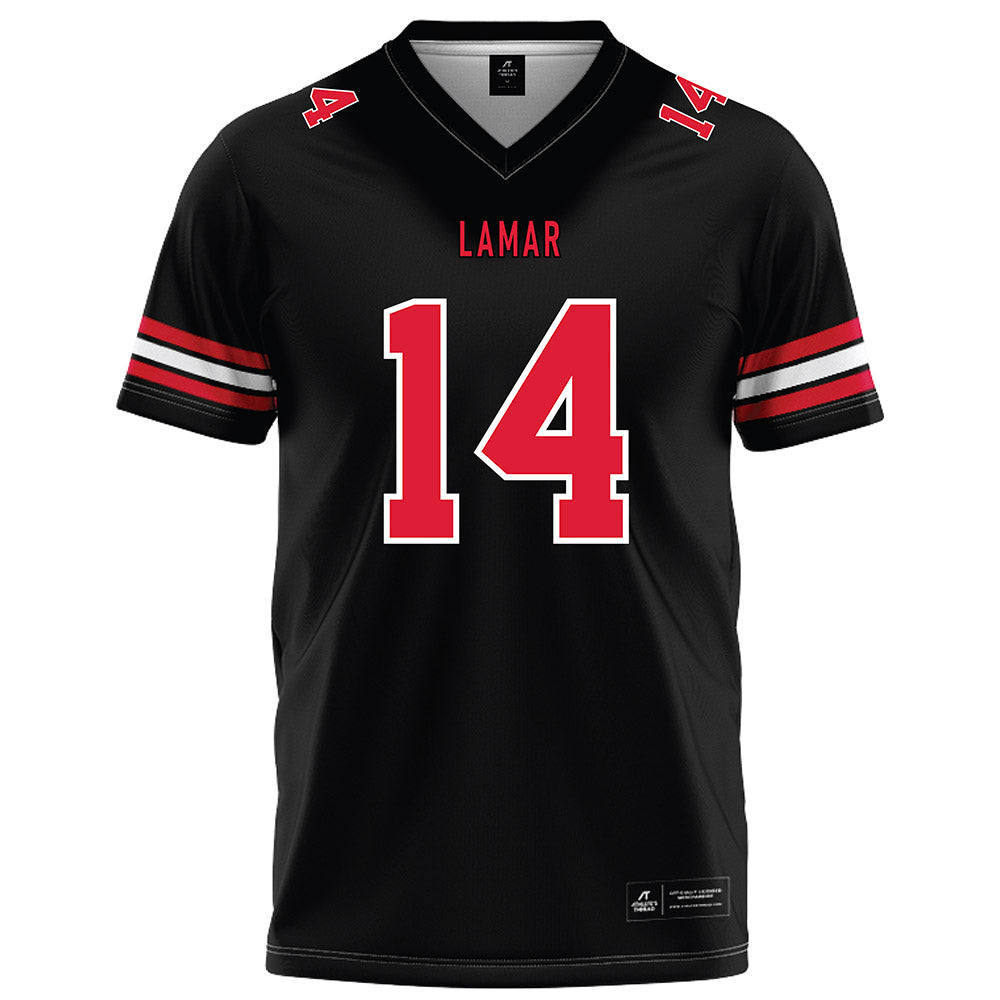 Lamar - NCAA Football : Aiden McCown - Black Football Jersey-0