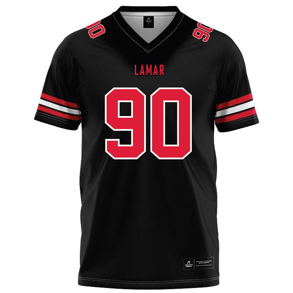 Lamar - NCAA Football : Grayden Spencer - Black Football Jersey-0