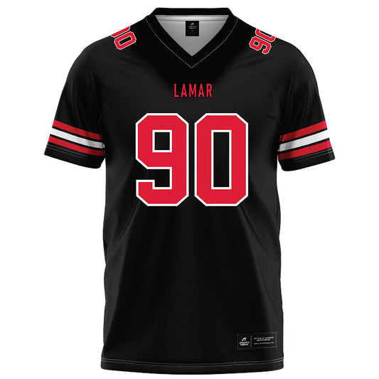 Lamar - NCAA Football : Grayden Spencer - Black Football Jersey-0