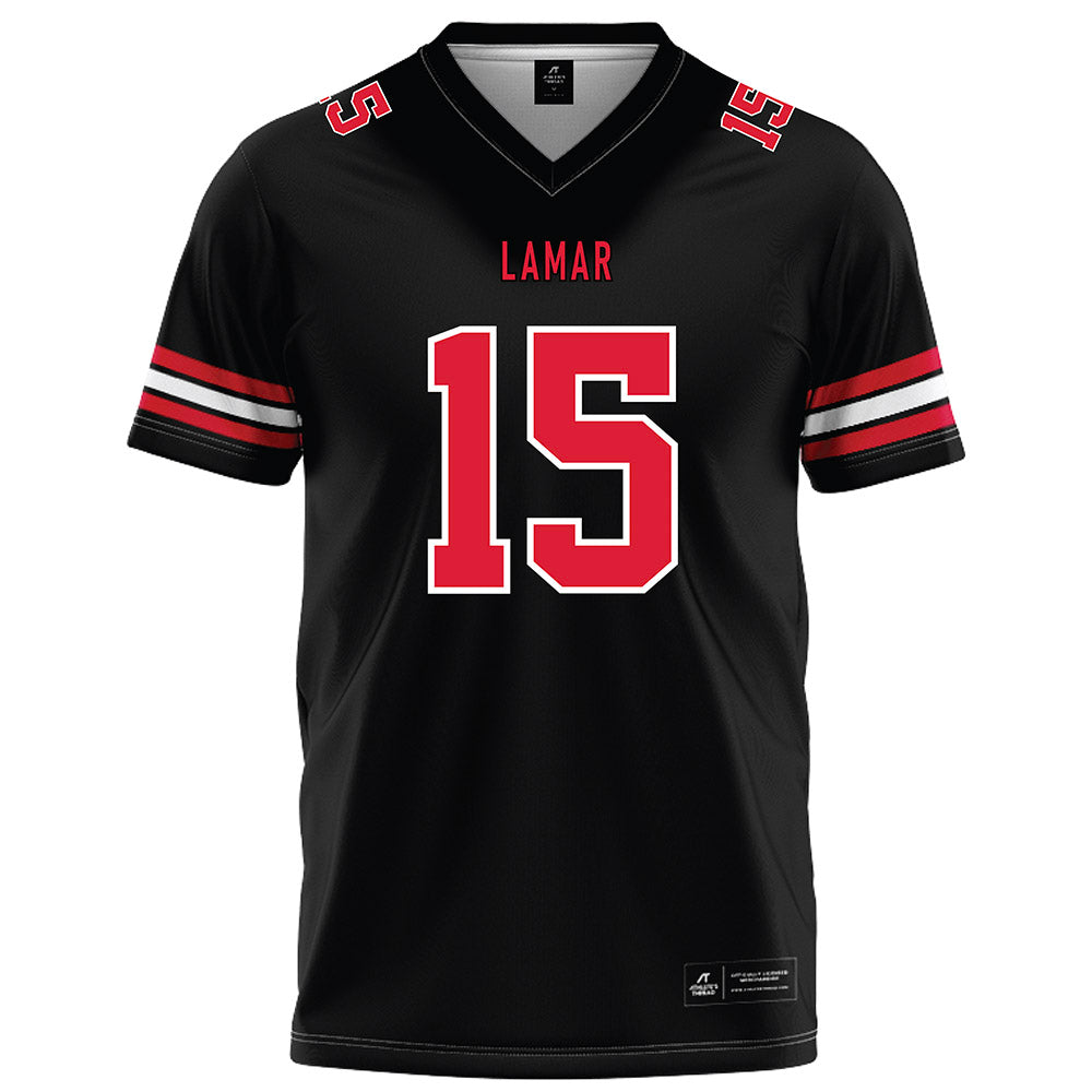 Lamar - NCAA Football : Koda Canady - Black Football Jersey-0