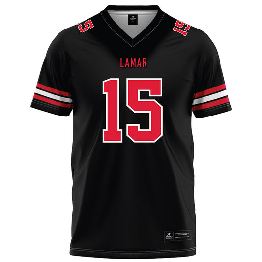 Lamar - NCAA Football : Koda Canady - Black Football Jersey-0