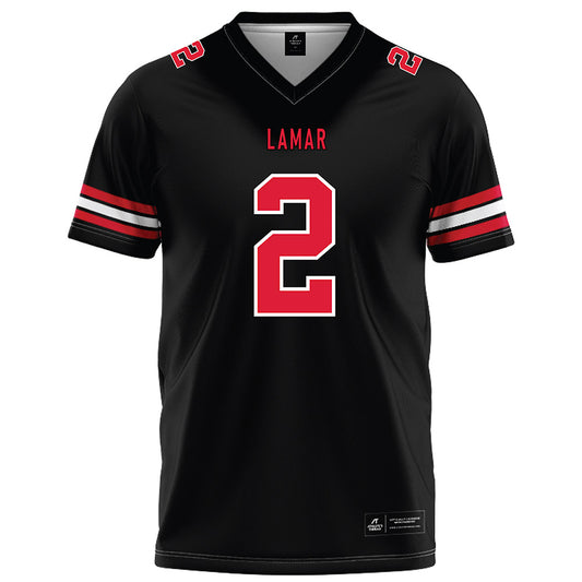 Lamar - NCAA Football : DeJuan Lewis - Black Football Jersey
