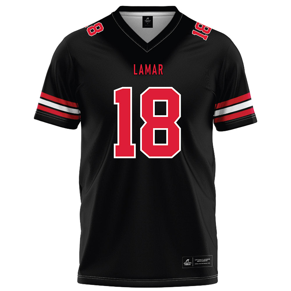 Lamar - NCAA Football : Koronje Gilbert - Black Football Jersey