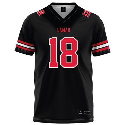 Lamar - NCAA Football : Koronje Gilbert - Black Football Jersey