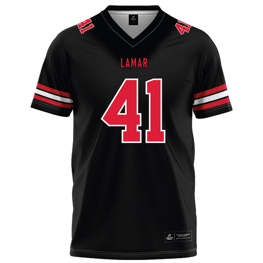 Lamar - NCAA Football : Nick Rossomando - Black Football Jersey-0