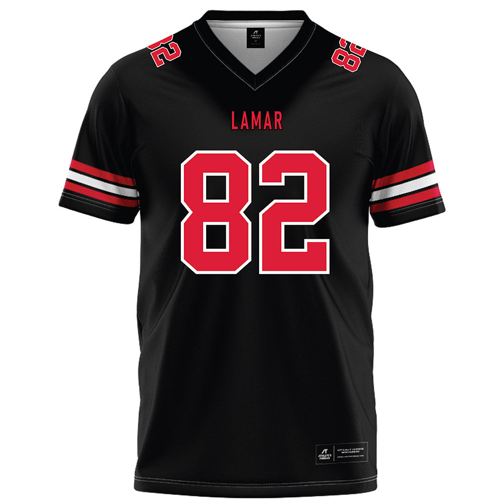 Lamar - NCAA Football : Aidan Grummer - Black Football Jersey-0