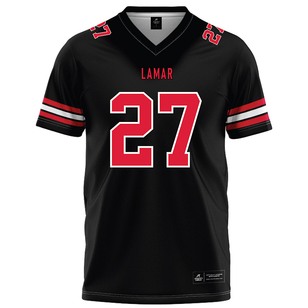 Lamar - NCAA Football : Jaden Maronen - Black Football Jersey-0