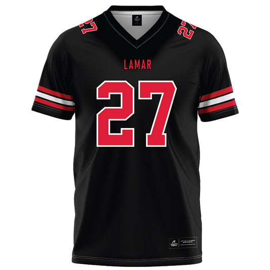 Lamar - NCAA Football : Jaden Maronen - Black Football Jersey-0