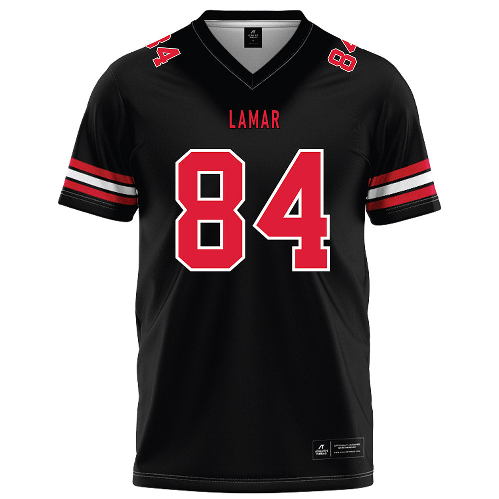Lamar - NCAA Football : CJ DeMas - Black Football Jersey