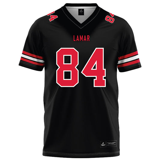 Lamar - NCAA Football : CJ DeMas - Black Football Jersey