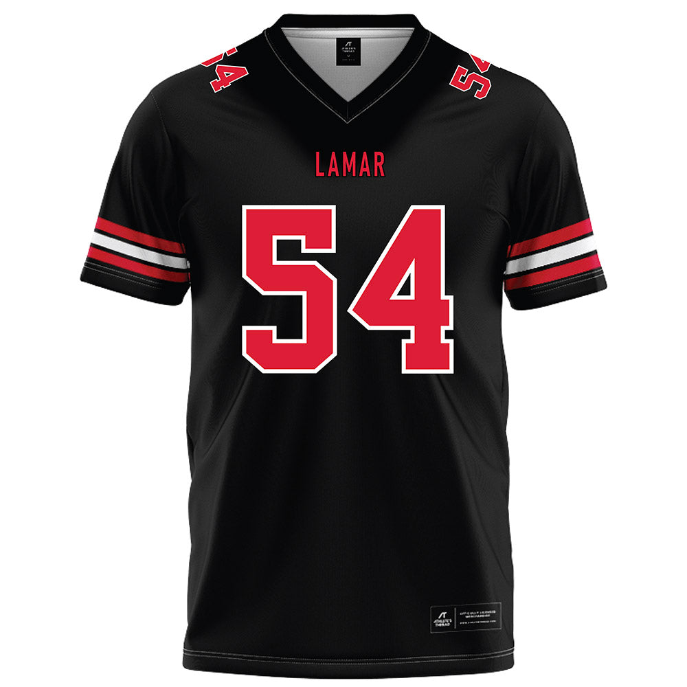 Lamar - NCAA Football : Lane Gilchrest - Black Football Jersey