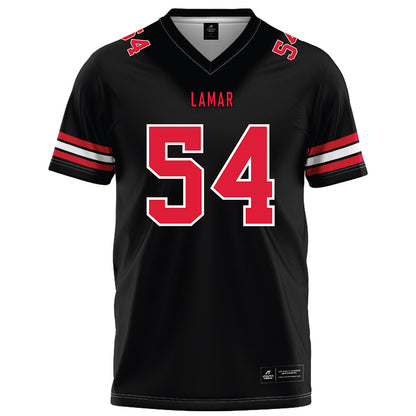 Lamar - NCAA Football : Lane Gilchrest - Black Football Jersey