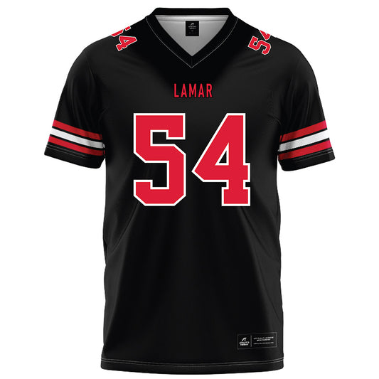Lamar - NCAA Football : Lane Gilchrest - Black Football Jersey