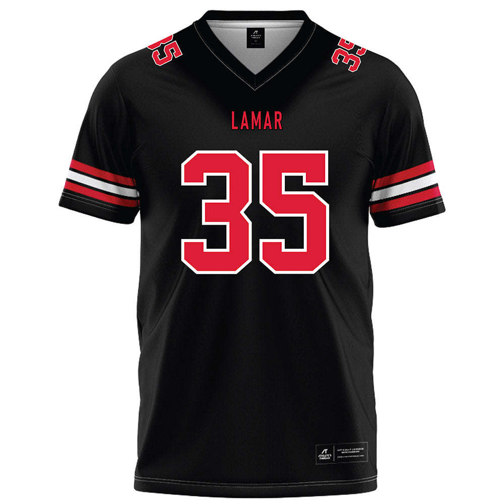 Lamar - NCAA Football : Cj Miller - Black Football Jersey-0