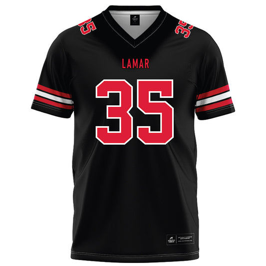 Lamar - NCAA Football : Cj Miller - Black Football Jersey-0