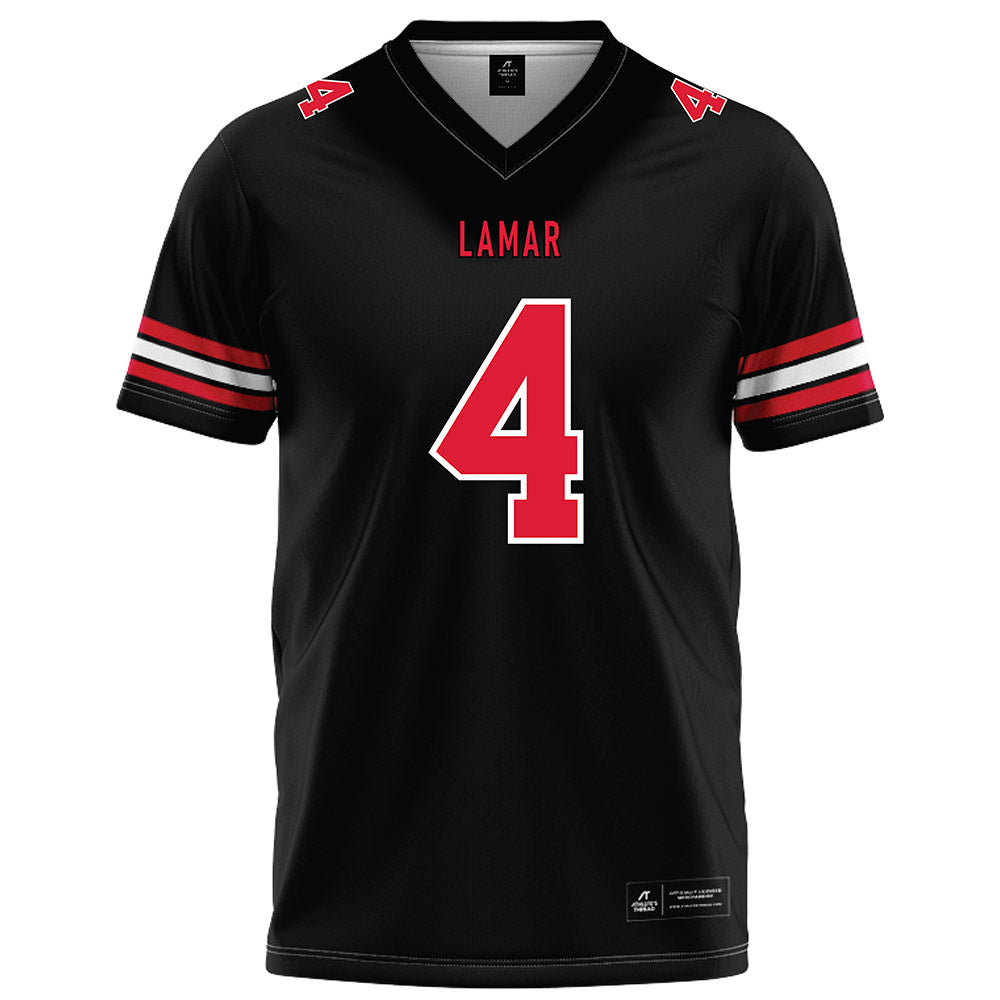 Lamar - NCAA Football : Royce Maloles - Black Football Jersey-0