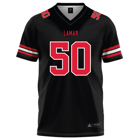 Lamar - NCAA Football : IyiolaOluwa Solomi - Black Football Jersey