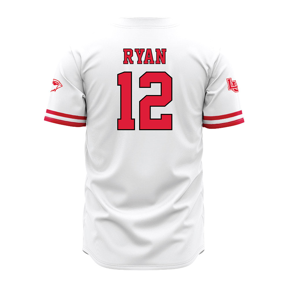 Lamar - NCAA Baseball : Matt Ryan - White Jersey-1