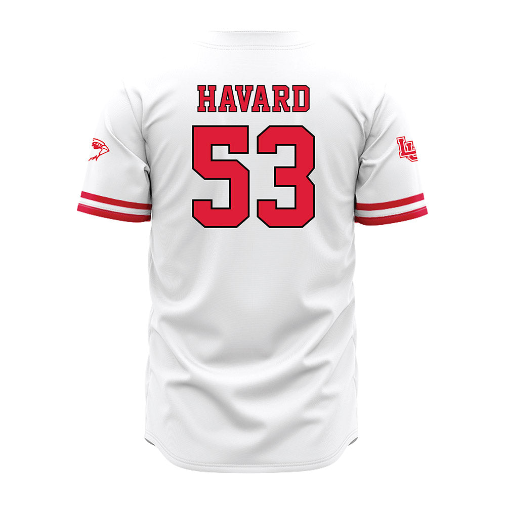 Lamar - NCAA Baseball : Peyton Havard - White Jersey-1