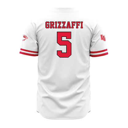 Lamar - NCAA Baseball : Bryce Grizzaffi - White Jersey-1