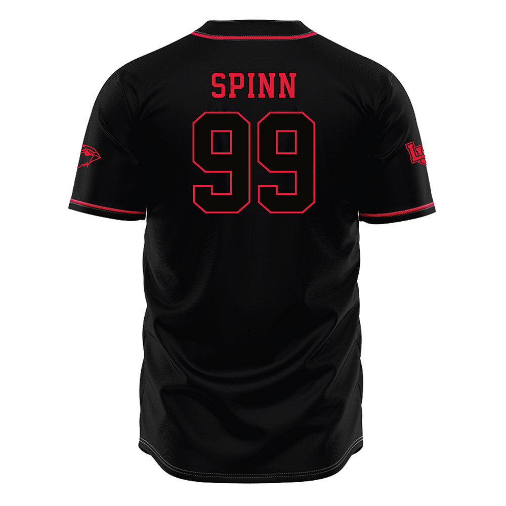 Lamar - NCAA Baseball : Zane Spinn - Black Jersey-1