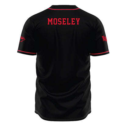 Lamar - NCAA Baseball : Kyle Moseley - Black Jersey-1