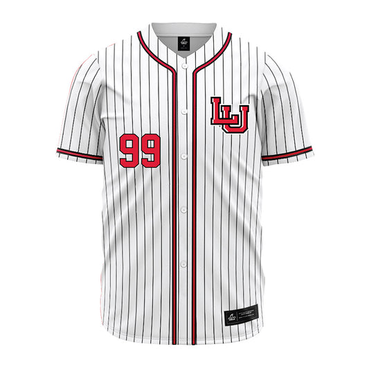 Lamar - NCAA Baseball : Zane Spinn - White Pinstripe Jersey-0