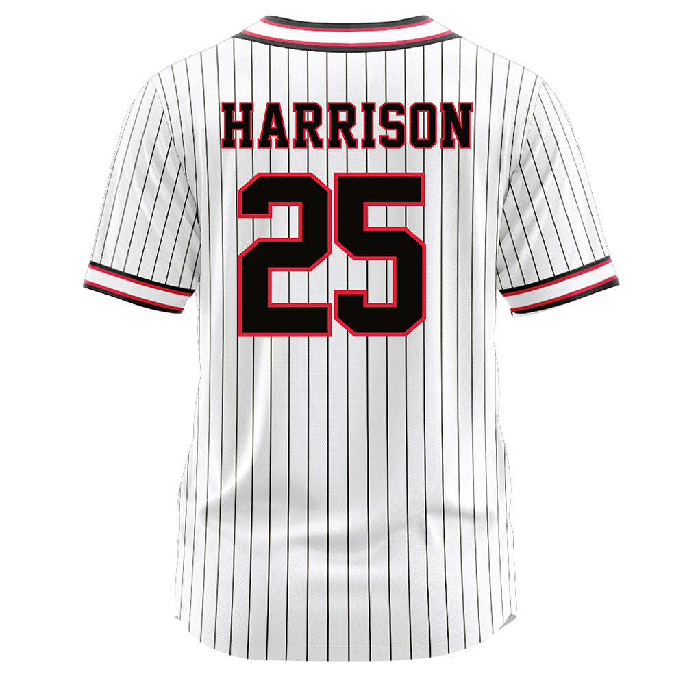 Lamar - NCAA Softball : Veronica Harrison - White Pinstripe Jersey