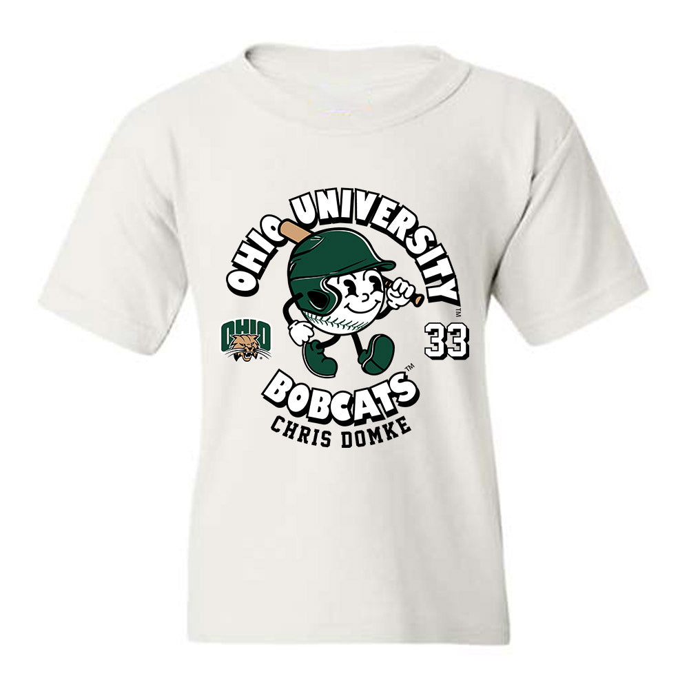 Ohio - NCAA Baseball : Chris Domke - Fashion Shersey Youth T-Shirt