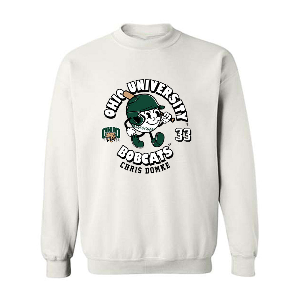 Ohio - NCAA Baseball : Chris Domke - Fashion Shersey Crewneck Sweatshirt