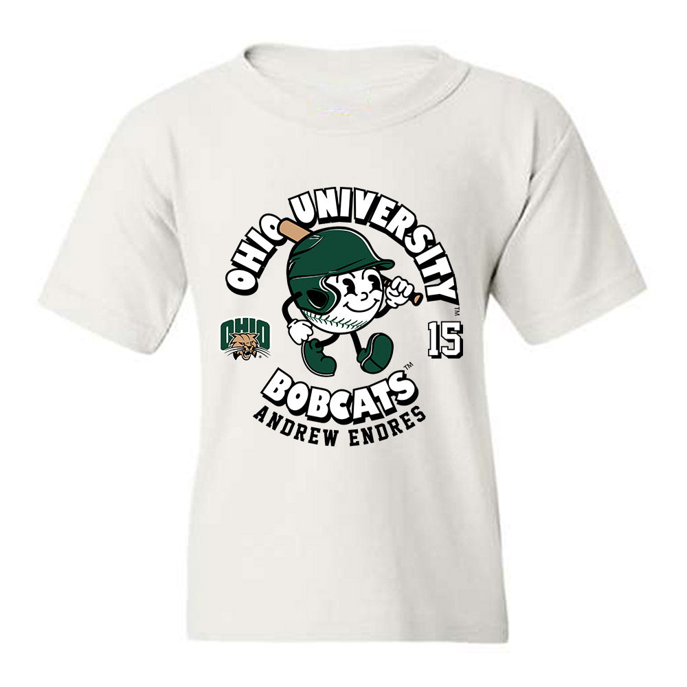 Ohio - NCAA Baseball : Andrew Endres - Fashion Shersey Youth T-Shirt-0