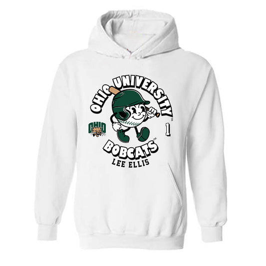 Ohio - NCAA Baseball : Lee Ellis - Fashion Shersey Hooded Sweatshirt-0