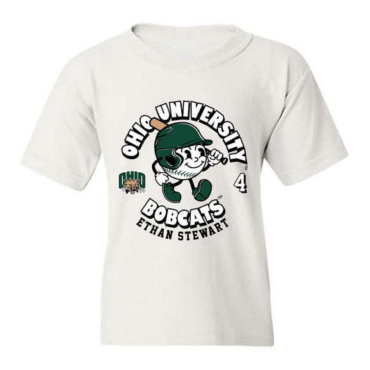 Ohio - NCAA Baseball : Ethan Stewart - Fashion Shersey Youth T-Shirt-0