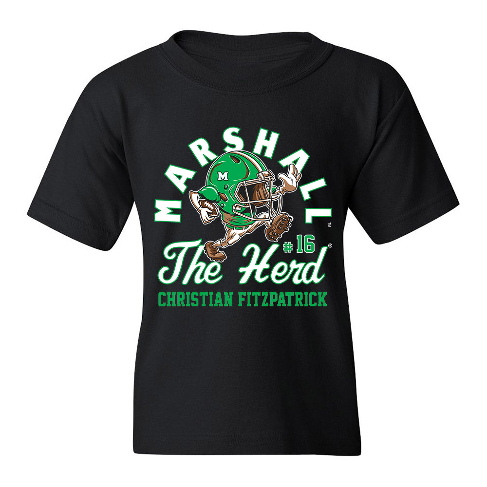 Marshall - NCAA Football : Christian Fitzpatrick - Youth T-Shirt