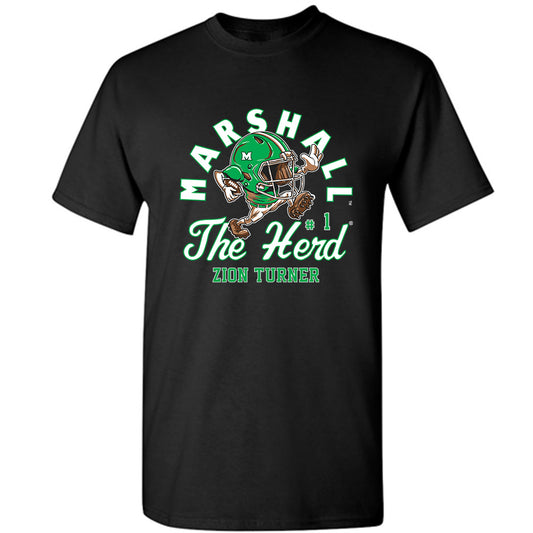 Marshall - NCAA Football : Zion Turner - T-Shirt-0