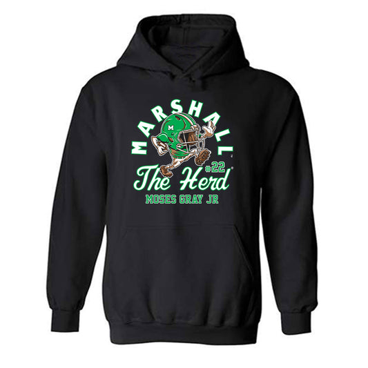 Marshall - NCAA Football : Moses Gray Jr - Hooded Sweatshirt