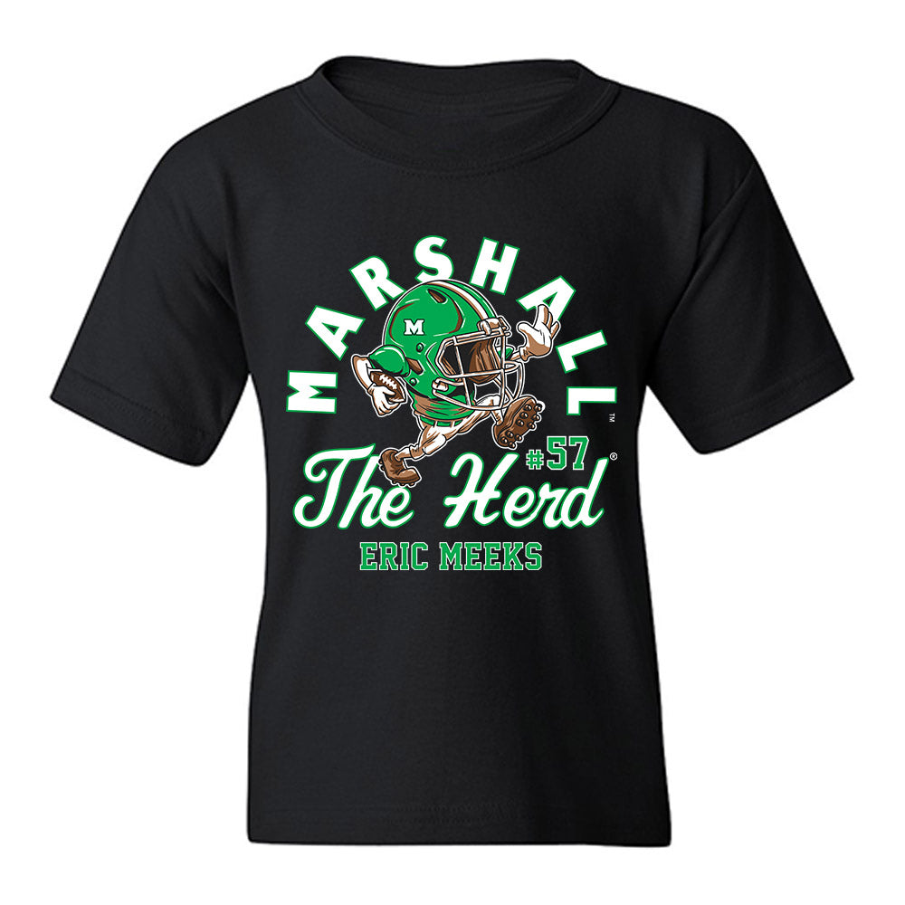 Marshall - NCAA Football : Eric Meeks II - Youth T-Shirt-0
