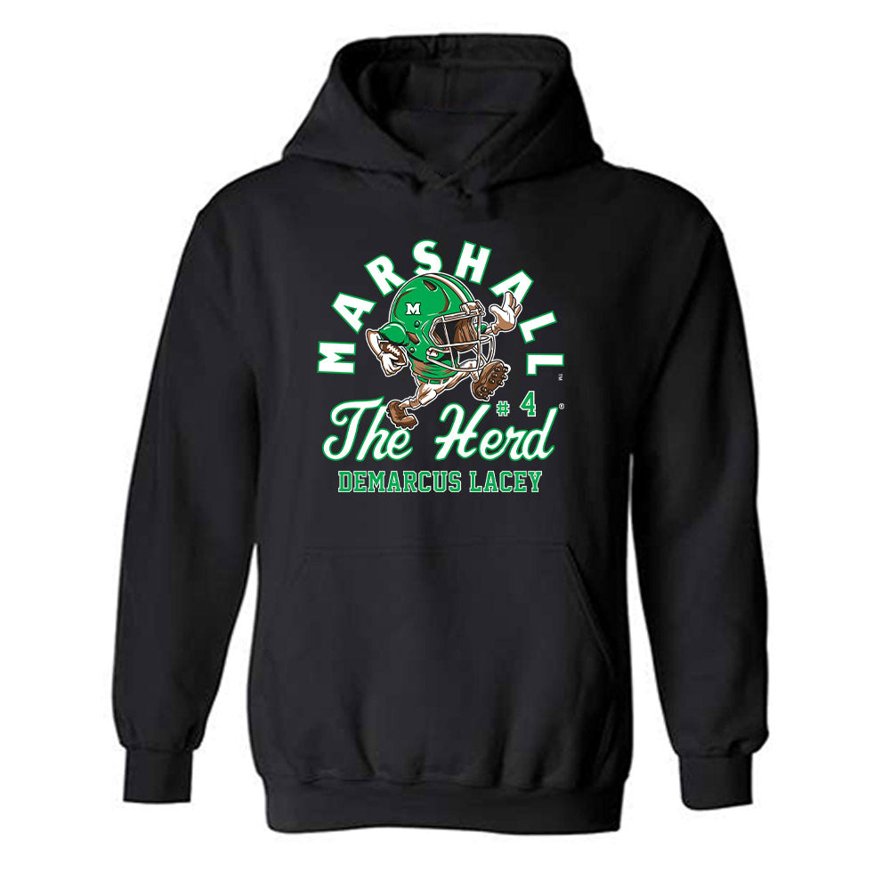 Marshall - NCAA Football : Demarcus Lacey - Hooded Sweatshirt-0