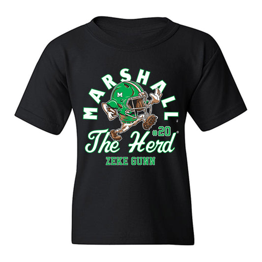 Marshall - NCAA Football : Zeke Gunn - Youth T-Shirt-0