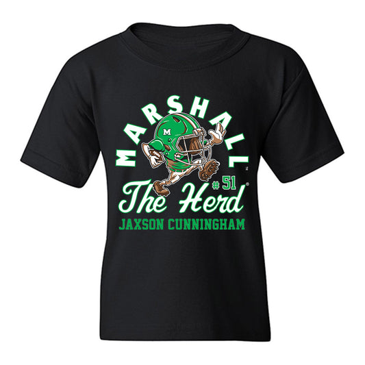 Marshall - NCAA Football : Jaxson Cunningham - Youth T-Shirt-0