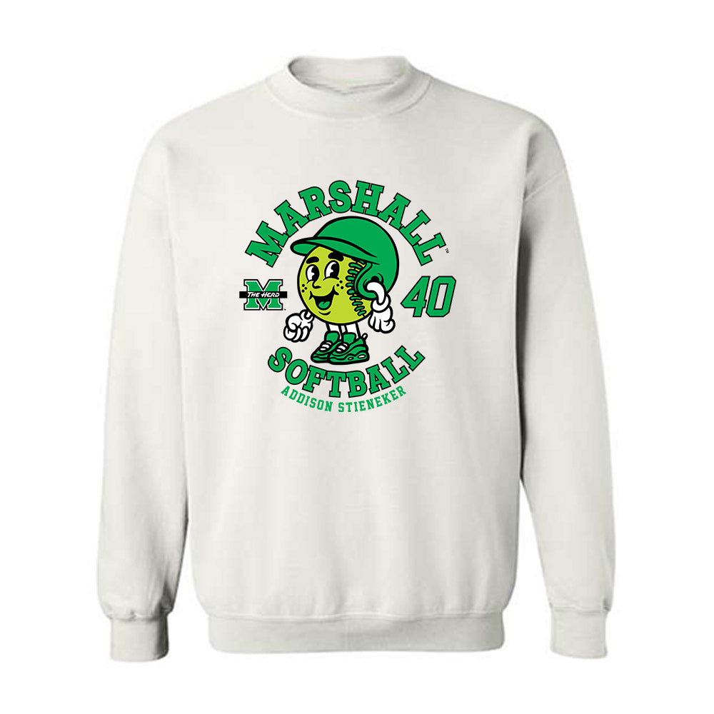 Marshall - NCAA Softball : Addison Stieneker - Fashion Shersey Crewneck Sweatshirt-0